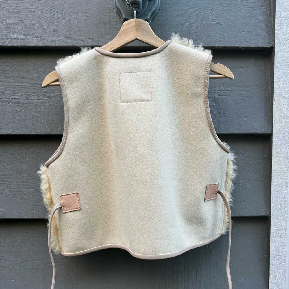 Milena Silvano Zazen vest in cream - Picture 4 of 9